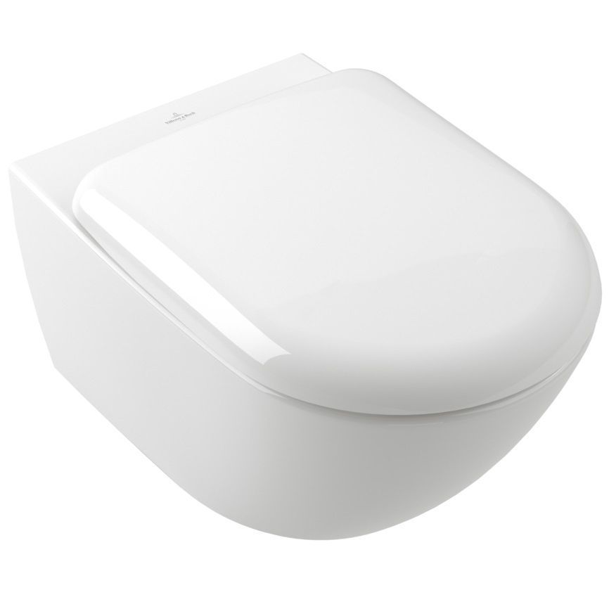 Унітаз підвісний Villeroy & Boch Antao 4674T0R1, 37x56 см, Ceramic Plus, білий глянсовий 800005739 фото | La Dushe | Салон меблів і сантехнікаи Ля Душе | Портал для професіоналів | Дизайн інтер'єрів | Персональний сервіс| Професійна консульація | Дизайн проект | Імпорт з Єверопи