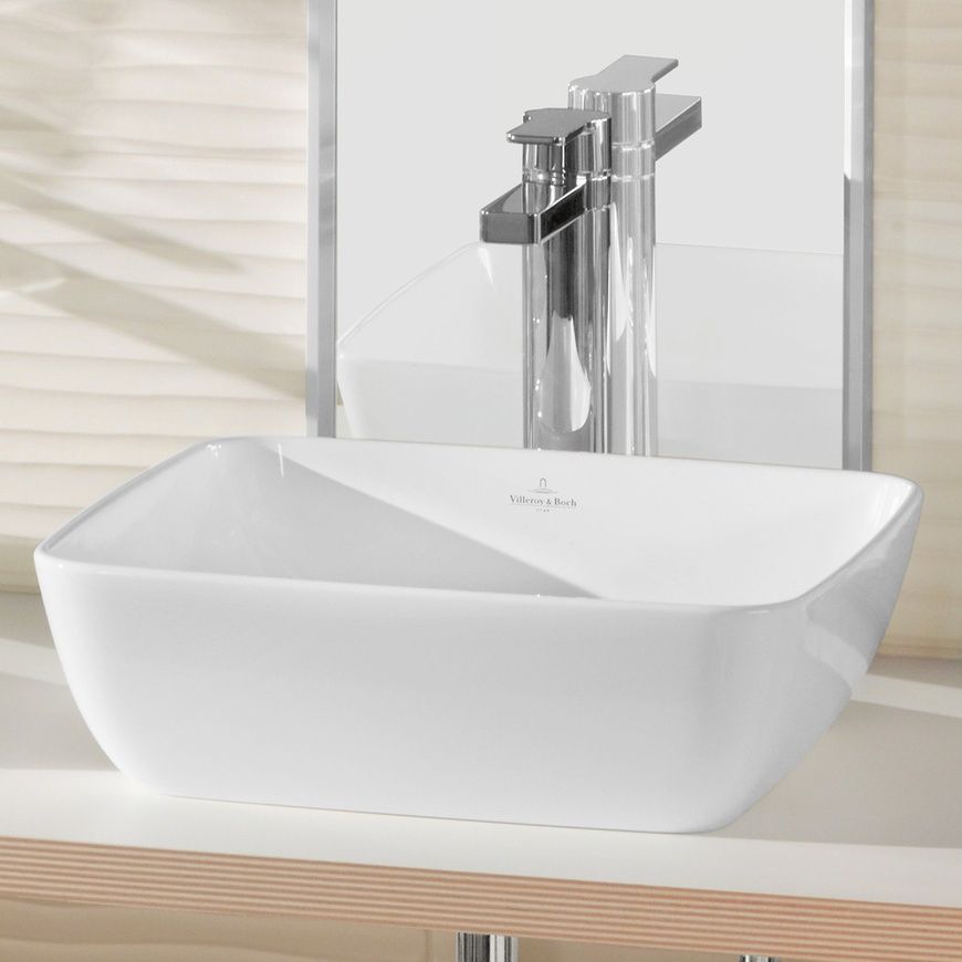 Умивальник на стільницю Villeroy & Boch Artis 41784101, 41x41 без перелива, білий 50865 фото | La Dushe | Салон меблів і сантехнікаи Ля Душе | Портал для професіоналів | Дизайн інтер'єрів | Персональний сервіс| Професійна консульація | Дизайн проект | Імпорт з Єверопи