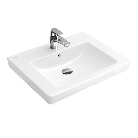 Умывальник подвесной Villeroy & Boch Subway 2.0 71136001, 600x470, белый 44138 фото | La Dushe | Салон мебели и сантехники Ля Душе | Портал для профессионалов | Дизайн интерьеров | Персональный сервис | Профессиональная консульция |  Дизайн проект | Импорт из Еверопы
