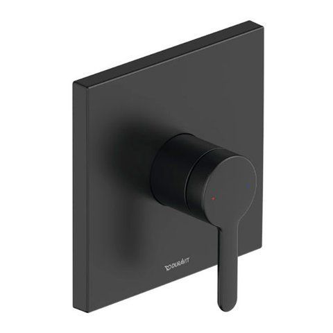 Змішувач для душу прихованого монтажу Duravit C.1 C14210009046, чорний матовий 800006142 фото | La Dushe | Салон меблів і сантехнікаи Ля Душе | Портал для професіоналів | Дизайн інтер'єрів | Персональний сервіс| Професійна консульація | Дизайн проект | Імпорт з Єверопи