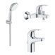 Набір змішувачів Grohe Start 126746 81573 фото 1 | La Dushe | Салон меблів і сантехнікаи Ля Душе | Портал для професіоналів | Дизайн інтер'єрів | Персональний сервіс| Професійна консульація | Дизайн проект | Імпорт з Єверопи