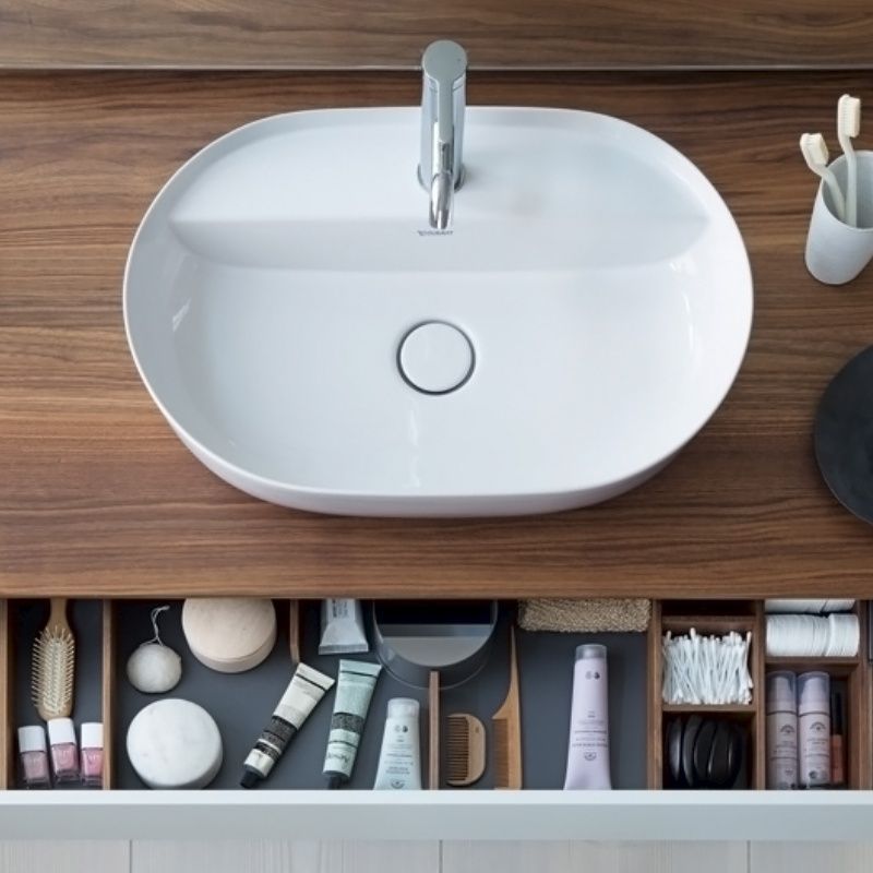Умивальник на стільницю Duravit Luv 0380600000, 60х40 800006042 фото | La Dushe | Салон меблів і сантехнікаи Ля Душе | Портал для професіоналів | Дизайн інтер'єрів | Персональний сервіс| Професійна консульація | Дизайн проект | Імпорт з Єверопи