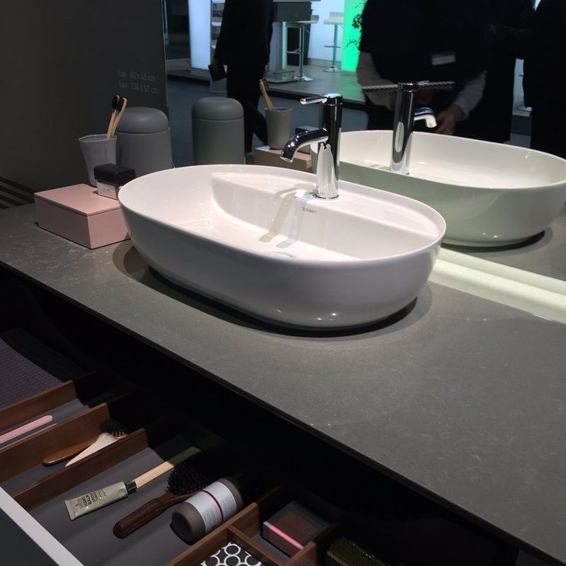 Умивальник на стільницю Duravit Luv 0380600000, 60х40 800006042 фото | La Dushe | Салон меблів і сантехнікаи Ля Душе | Портал для професіоналів | Дизайн інтер'єрів | Персональний сервіс| Професійна консульація | Дизайн проект | Імпорт з Єверопи