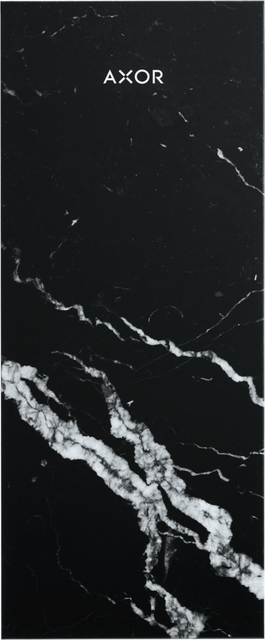 Панель 245 Axor Myedition 47914000, чорний мармур Nero Marquina 800004657 фото | La Dushe | Салон меблів і сантехнікаи Ля Душе | Портал для професіоналів | Дизайн інтер'єрів | Персональний сервіс| Професійна консульація | Дизайн проект | Імпорт з Єверопи