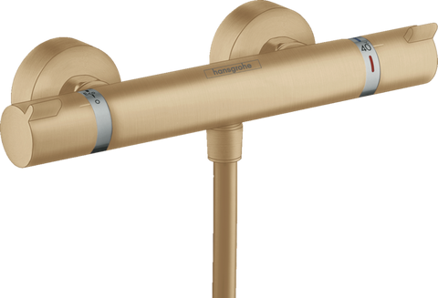Змішувач із термостатом для душу Hansgrohe Ecostat 13116140, бронза 800004199 фото | La Dushe | Салон меблів і сантехнікаи Ля Душе | Портал для професіоналів | Дизайн інтер'єрів | Персональний сервіс| Професійна консульація | Дизайн проект | Імпорт з Єверопи