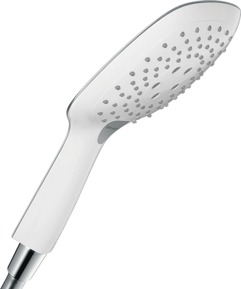 Ручной душ Hansgrohe Raindance Select 26550400, хром с белым 42293 фото | La Dushe | Салон мебели и сантехники Ля Душе | Портал для профессионалов | Дизайн интерьеров | Персональный сервис | Профессиональная консульция |  Дизайн проект | Импорт из Еверопы