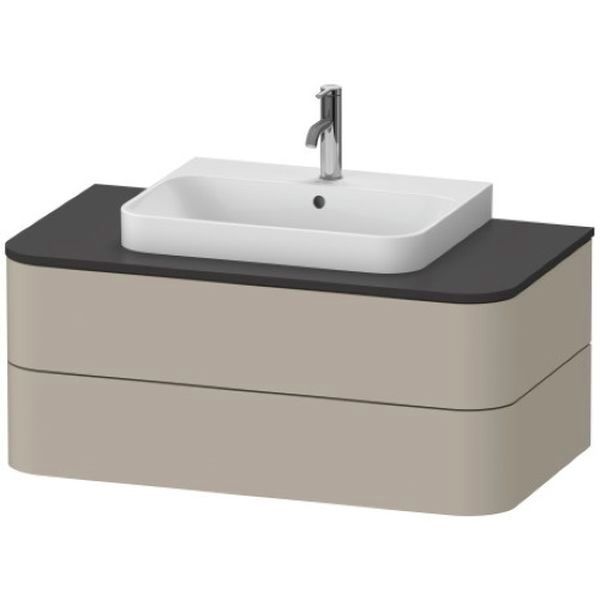 Консоль для тумбочки под умывальник Duravit Happy D.2 Plus HP031E08080, 1000х550 мм, графит 800006195 фото | La Dushe | Салон мебели и сантехники Ля Душе | Портал для профессионалов | Дизайн интерьеров | Персональный сервис | Профессиональная консульция |  Дизайн проект | Импорт из Еверопы