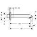 Излив для ванны Hansgrohe Metris 31494000 31821 фото 2 | La Dushe | Салон мебели и сантехники Ля Душе | Портал для профессионалов | Дизайн интерьеров | Персональный сервис | Профессиональная консульция |  Дизайн проект | Импорт из Еверопы