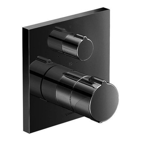 Термостат для душу прихованого монтажу Duravit C.1 C14200015046, чорний матовий 800006144 фото | La Dushe | Салон меблів і сантехнікаи Ля Душе | Портал для професіоналів | Дизайн інтер'єрів | Персональний сервіс| Професійна консульація | Дизайн проект | Імпорт з Єверопи