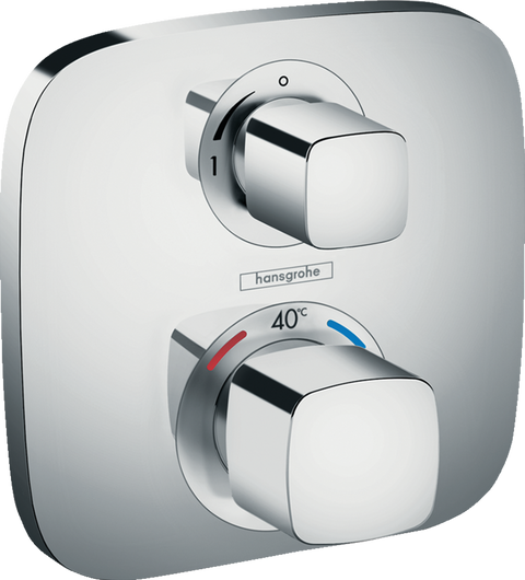 Термостат для душу Hansgrohe Ecostat E 15707000 48214 фото | La Dushe | Салон меблів і сантехнікаи Ля Душе | Портал для професіоналів | Дизайн інтер'єрів | Персональний сервіс| Професійна консульація | Дизайн проект | Імпорт з Єверопи