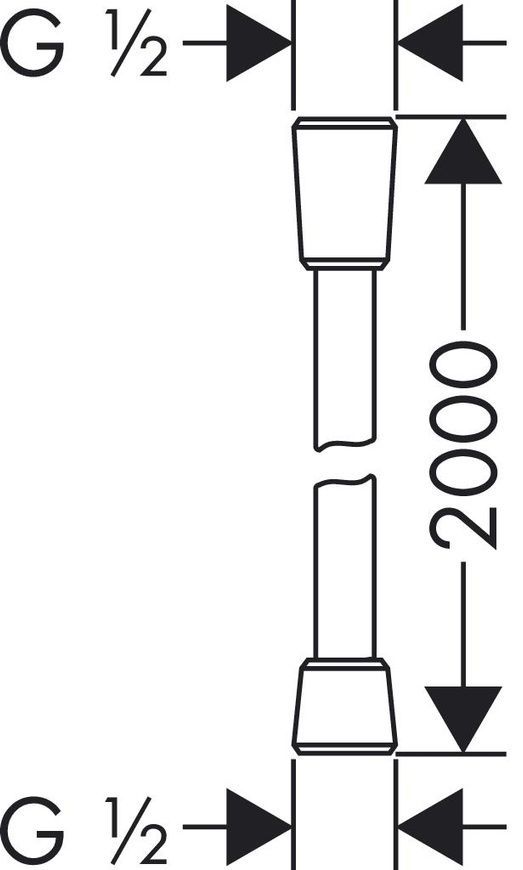 Шланг для душа Hansgrohe Isiflex 28274000 13137 фото | La Dushe | Салон мебели и сантехники Ля Душе | Портал для профессионалов | Дизайн интерьеров | Персональный сервис | Профессиональная консульция |  Дизайн проект | Импорт из Еверопы