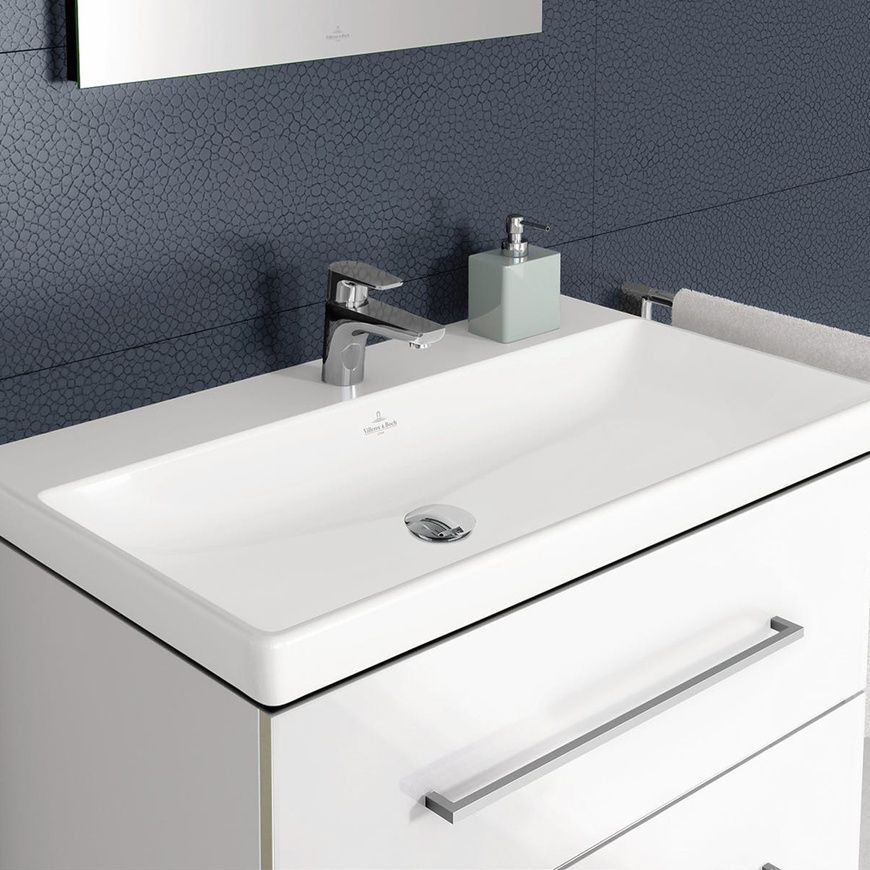 Умывальник подвесной Villeroy & Boch Avento 41568001, 80x47, белый 51109 фото | La Dushe | Салон мебели и сантехники Ля Душе | Портал для профессионалов | Дизайн интерьеров | Персональный сервис | Профессиональная консульция |  Дизайн проект | Импорт из Еверопы