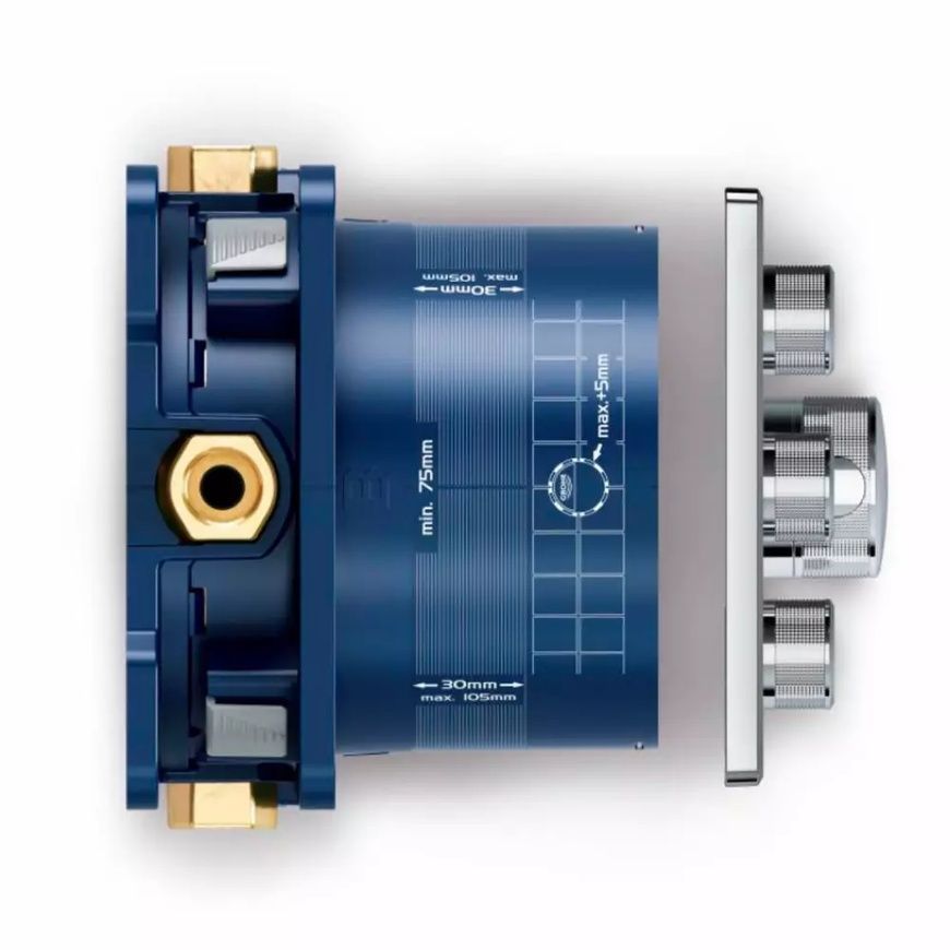 Прихована частина змішувача прихованого монтажу Grohe Smartbox 35600000 58384 фото | La Dushe | Салон меблів і сантехнікаи Ля Душе | Портал для професіоналів | Дизайн інтер'єрів | Персональний сервіс| Професійна консульація | Дизайн проект | Імпорт з Єверопи