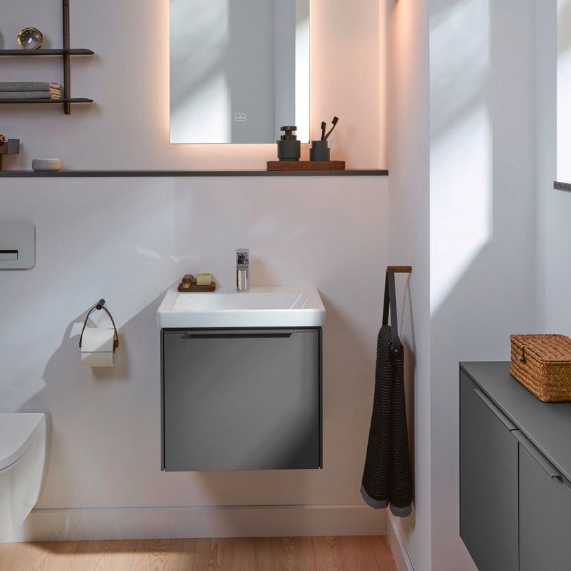 Умывальник подвесной Villeroy & Boch Subway 3.0 4A7055R1, 55x44 см CeramicPlus, белый 800005793 фото | La Dushe | Салон мебели и сантехники Ля Душе | Портал для профессионалов | Дизайн интерьеров | Персональный сервис | Профессиональная консульция |  Дизайн проект | Импорт из Еверопы