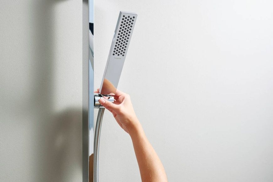 Душевой набор со штангой Hansgrohe Pulsify E 24371000 800003785 фото | La Dushe | Салон мебели и сантехники Ля Душе | Портал для профессионалов | Дизайн интерьеров | Персональный сервис | Профессиональная консульция |  Дизайн проект | Импорт из Еверопы