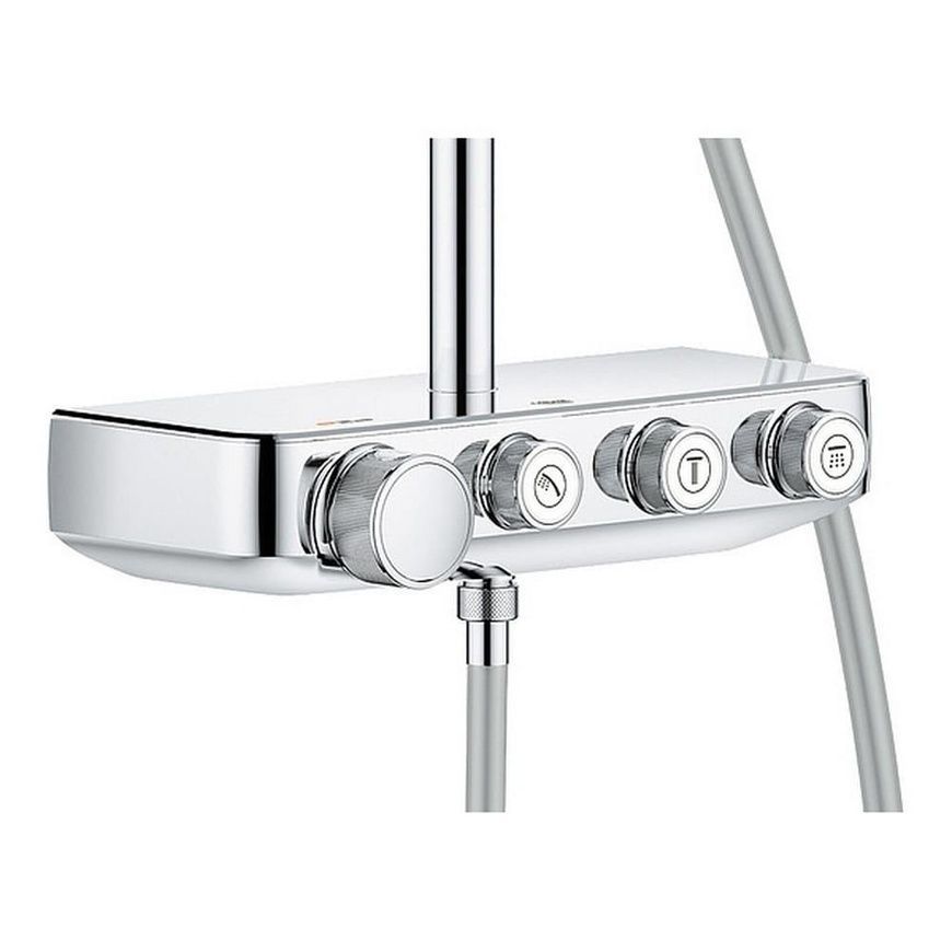 Душова система з термостатом Grohe Euphoria 26508000 64667 фото | La Dushe | Салон меблів і сантехнікаи Ля Душе | Портал для професіоналів | Дизайн інтер'єрів | Персональний сервіс| Професійна консульація | Дизайн проект | Імпорт з Єверопи