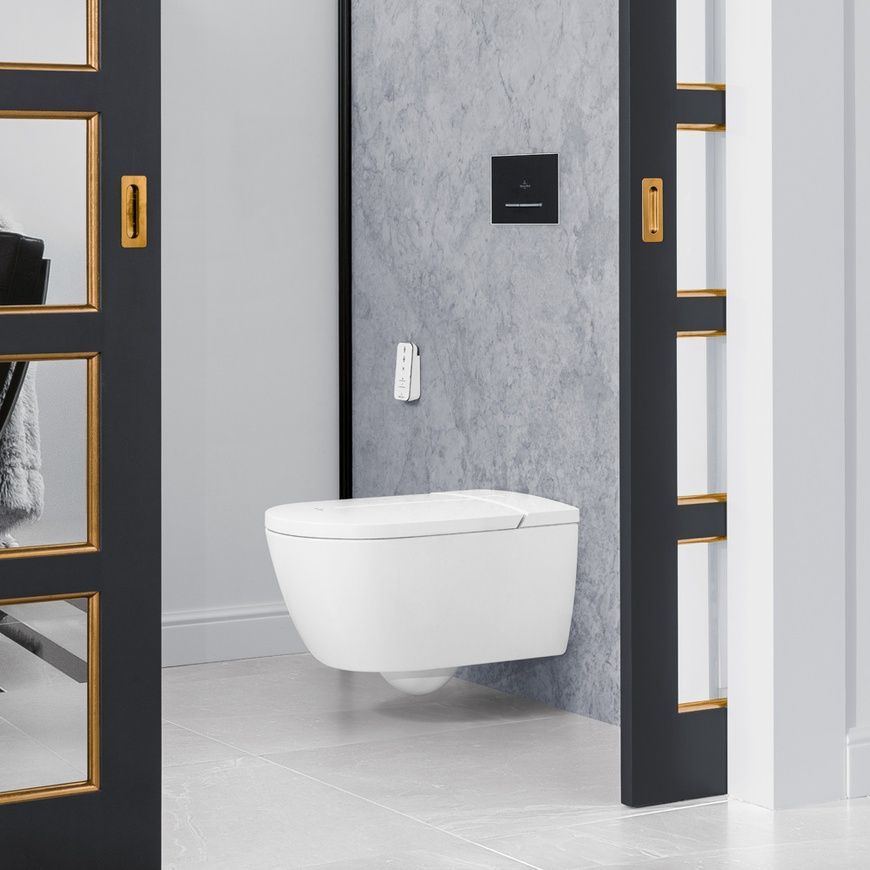 Унітаз-біде підвісний Villeroy & Boch Viclean V0E100R1, білий 68695 фото | La Dushe | Салон меблів і сантехнікаи Ля Душе | Портал для професіоналів | Дизайн інтер'єрів | Персональний сервіс| Професійна консульація | Дизайн проект | Імпорт з Єверопи