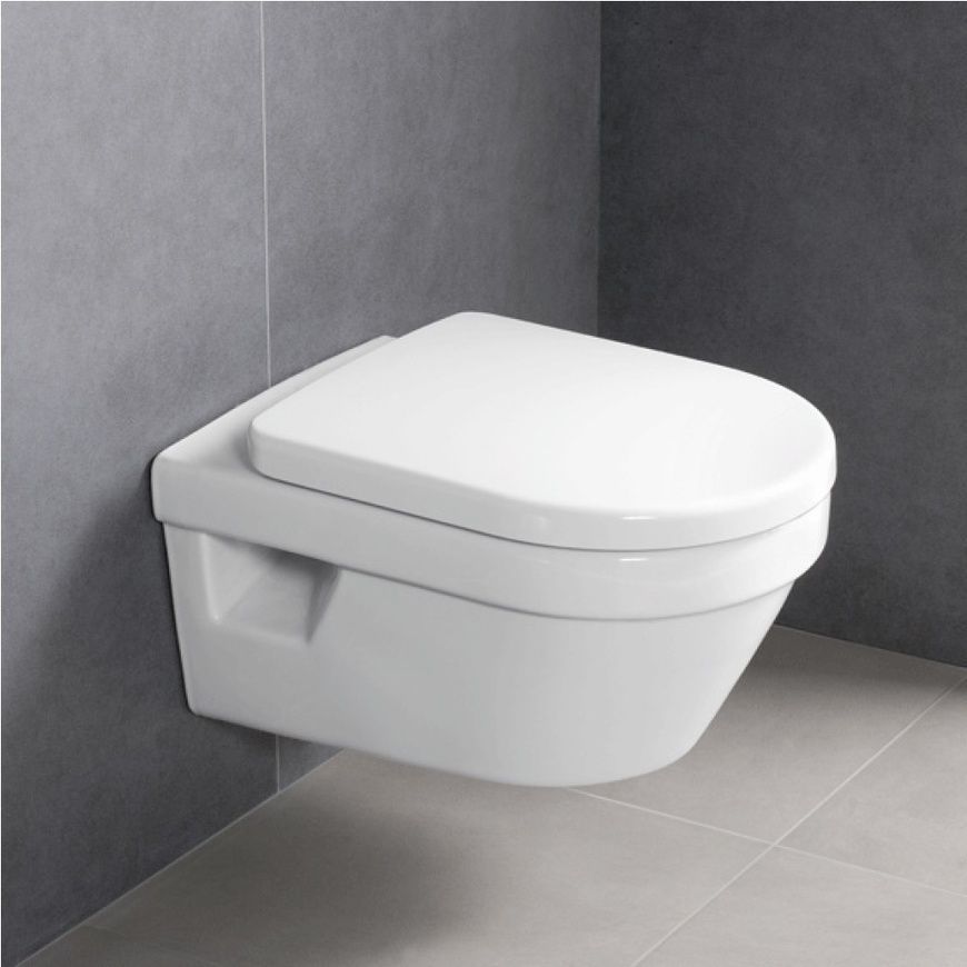 Унітаз підвісний Villeroy & Boch Architectura 5684HR01, Directflush без обідка з кришкою Soft Closing, білий 40830 фото | La Dushe | Салон меблів і сантехнікаи Ля Душе | Портал для професіоналів | Дизайн інтер'єрів | Персональний сервіс| Професійна консульація | Дизайн проект | Імпорт з Єверопи