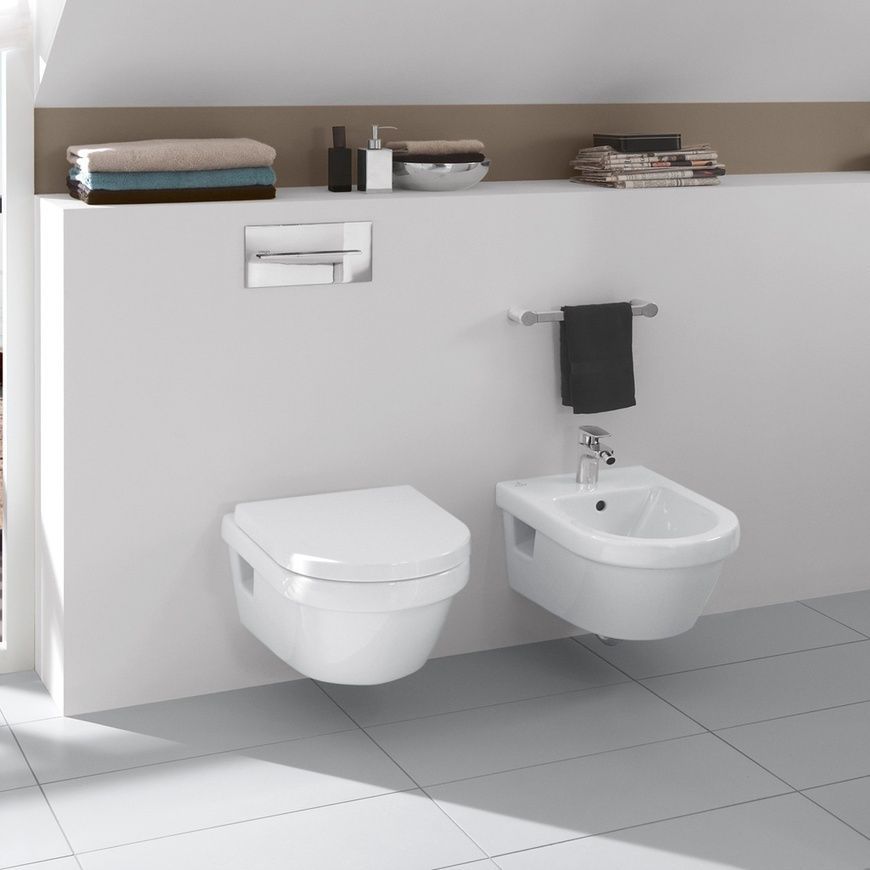 Унітаз підвісний Villeroy & Boch Architectura 5684HR01, Directflush без обідка з кришкою Soft Closing, білий 40830 фото | La Dushe | Салон меблів і сантехнікаи Ля Душе | Портал для професіоналів | Дизайн інтер'єрів | Персональний сервіс| Професійна консульація | Дизайн проект | Імпорт з Єверопи