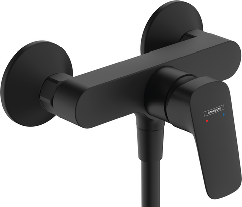 Змішувач для душу з 2 швидкостями потоку Hansgrohe Logis 71601670, чорний матовий 800003886 фото | La Dushe | Салон меблів і сантехнікаи Ля Душе | Портал для професіоналів | Дизайн інтер'єрів | Персональний сервіс| Професійна консульація | Дизайн проект | Імпорт з Єверопи