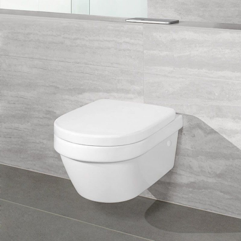 Унітаз підвісний Villeroy & Boch Architectura 4694HR01, Directflush без обідка, з кришкою Soft Closing, білий 73280 фото | La Dushe | Салон меблів і сантехнікаи Ля Душе | Портал для професіоналів | Дизайн інтер'єрів | Персональний сервіс| Професійна консульація | Дизайн проект | Імпорт з Єверопи