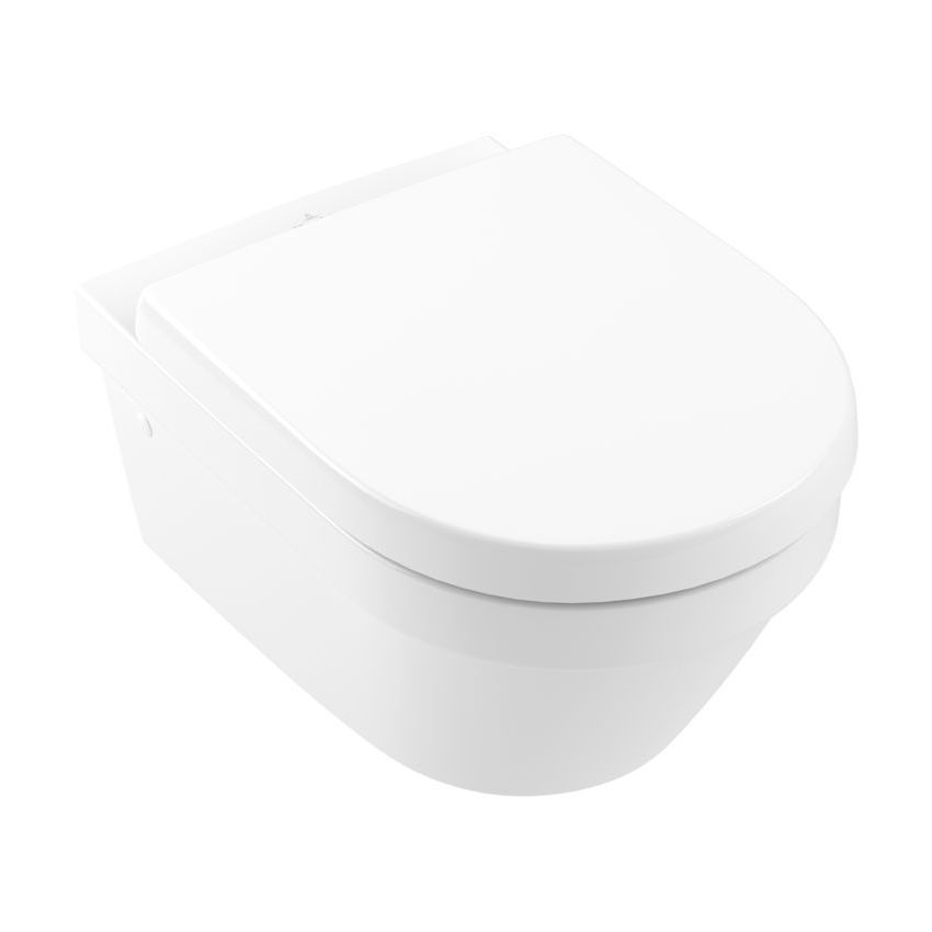 Унітаз підвісний Villeroy & Boch Architectura 4694HR01, Directflush без обідка, з кришкою Soft Closing, білий 73280 фото | La Dushe | Салон меблів і сантехнікаи Ля Душе | Портал для професіоналів | Дизайн інтер'єрів | Персональний сервіс| Професійна консульація | Дизайн проект | Імпорт з Єверопи