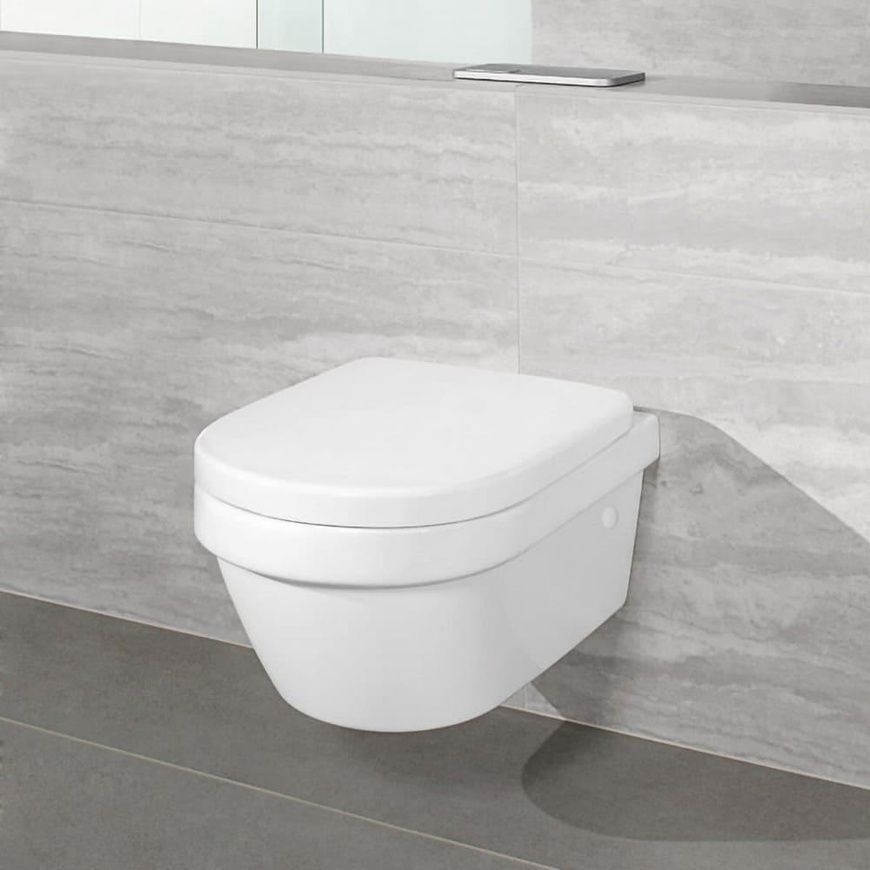 Унітаз підвісний Villeroy & Boch Architectura 4694HR01, Directflush без обідка, з кришкою Soft Closing, білий 73280 фото | La Dushe | Салон меблів і сантехнікаи Ля Душе | Портал для професіоналів | Дизайн інтер'єрів | Персональний сервіс| Професійна консульація | Дизайн проект | Імпорт з Єверопи