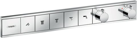 Термостат прихованого монтажу на споживачів Hansgrohe Rainselect 15384000 75497 фото | La Dushe | Салон меблів і сантехнікаи Ля Душе | Портал для професіоналів | Дизайн інтер'єрів | Персональний сервіс| Професійна консульація | Дизайн проект | Імпорт з Єверопи