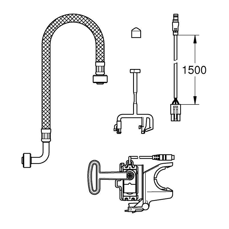 Коплект установочний Grohe Sensia Arena 46944001 69777 фото | La Dushe | Салон меблів і сантехнікаи Ля Душе | Портал для професіоналів | Дизайн інтер'єрів | Персональний сервіс| Професійна консульація | Дизайн проект | Імпорт з Єверопи