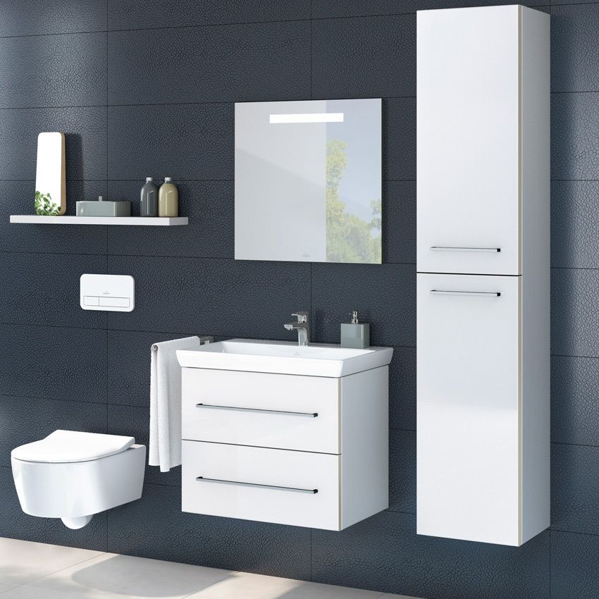 Тумба под раковину Villeroy & Boch Avento A89000B3, черный 54431 фото | La Dushe | Салон мебели и сантехники Ля Душе | Портал для профессионалов | Дизайн интерьеров | Персональный сервис | Профессиональная консульция |  Дизайн проект | Импорт из Еверопы