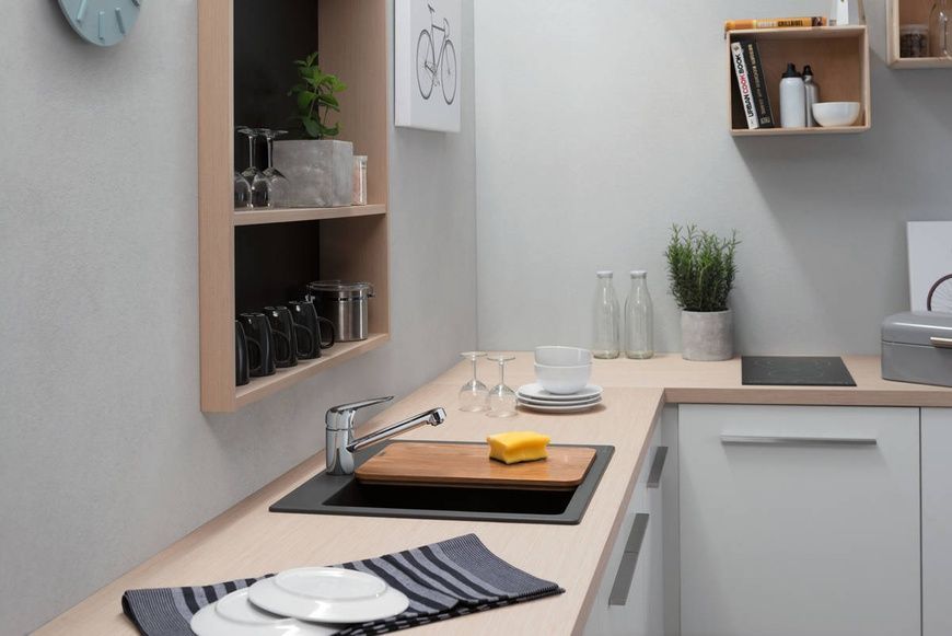 Дошка кухонна Hansgrohe F16 40961000 71646 фото | La Dushe | Салон меблів і сантехнікаи Ля Душе | Портал для професіоналів | Дизайн інтер'єрів | Персональний сервіс| Професійна консульація | Дизайн проект | Імпорт з Єверопи