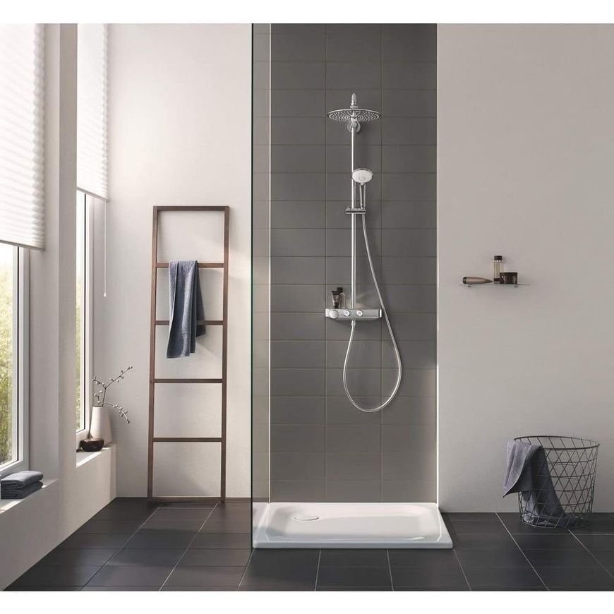 Душова система з термостатом Grohe Euphoria 26509000 63205 фото | La Dushe | Салон меблів і сантехнікаи Ля Душе | Портал для професіоналів | Дизайн інтер'єрів | Персональний сервіс| Професійна консульація | Дизайн проект | Імпорт з Єверопи