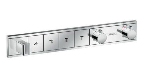 Термостат для душу Hansgrohe Rainselect 15357000 62370 фото | La Dushe | Салон меблів і сантехнікаи Ля Душе | Портал для професіоналів | Дизайн інтер'єрів | Персональний сервіс| Професійна консульація | Дизайн проект | Імпорт з Єверопи