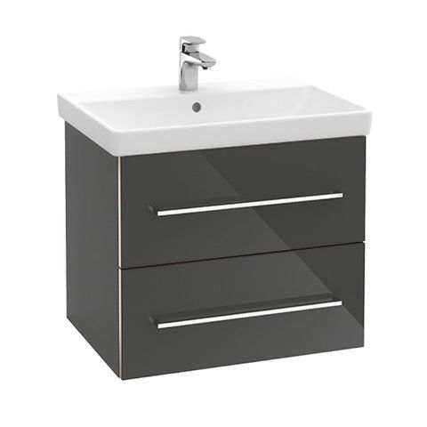 Тумба під раковину Villeroy & Boch Avento A88900B3, чорний 800005597 фото | La Dushe | Салон меблів і сантехнікаи Ля Душе | Портал для професіоналів | Дизайн інтер'єрів | Персональний сервіс| Професійна консульація | Дизайн проект | Імпорт з Єверопи
