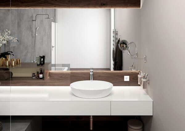 Смеситель для умывальника с донным клапаном Hansgrohe Vernis Blend 71572000 85725 фото | La Dushe | Салон мебели и сантехники Ля Душе | Портал для профессионалов | Дизайн интерьеров | Персональный сервис | Профессиональная консульция |  Дизайн проект | Импорт из Еверопы