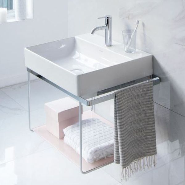 Умивальник підвісний Duravit Durasquare 2353500041, 50 см 800005999 фото | La Dushe | Салон меблів і сантехнікаи Ля Душе | Портал для професіоналів | Дизайн інтер'єрів | Персональний сервіс| Професійна консульація | Дизайн проект | Імпорт з Єверопи