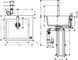 Кухонна мийка кам'яна Hansgrohe C51-F450-06 43217000 81115 фото 2 | La Dushe | Салон меблів і сантехнікаи Ля Душе | Портал для професіоналів | Дизайн інтер'єрів | Персональний сервіс| Професійна консульація | Дизайн проект | Імпорт з Єверопи
