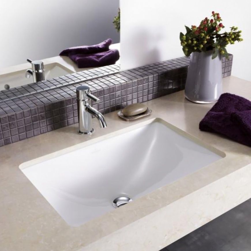 Умивальник вбудований Villeroy & Boch Loop & Friends 61631001, 45x28, білий 48470 фото | La Dushe | Салон меблів і сантехнікаи Ля Душе | Портал для професіоналів | Дизайн інтер'єрів | Персональний сервіс| Професійна консульація | Дизайн проект | Імпорт з Єверопи