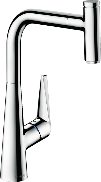 Змішувач для кухонної мийки Hansgrohe Talis Select M51 73853000 83051 фото | La Dushe | Салон меблів і сантехнікаи Ля Душе | Портал для професіоналів | Дизайн інтер'єрів | Персональний сервіс| Професійна консульація | Дизайн проект | Імпорт з Єверопи