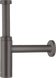Сифон для умывальника Hansgrohe 52105340, черный матовый хром 80720 фото 1 | La Dushe | Салон мебели и сантехники Ля Душе | Портал для профессионалов | Дизайн интерьеров | Персональный сервис | Профессиональная консульция |  Дизайн проект | Импорт из Еверопы
