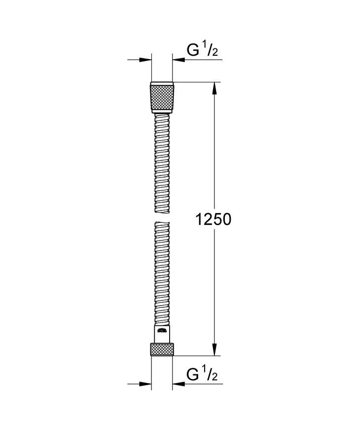 Шланг для душа Grohe Relexa 28142002, 1250 мм 95251 фото | La Dushe | Салон меблів і сантехнікаи Ля Душе | Портал для професіоналів | Дизайн інтер'єрів | Персональний сервіс| Професійна консульація | Дизайн проект | Імпорт з Єверопи