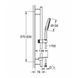 Гарнітур душовий Grohe Rainshower 26546000 79675 фото 2 | La Dushe | Салон меблів і сантехнікаи Ля Душе | Портал для професіоналів | Дизайн інтер'єрів | Персональний сервіс| Професійна консульація | Дизайн проект | Імпорт з Єверопи