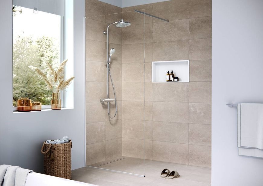 Монтажный комплект для стандартной установки Hansgrohe Raindrain Compact 56175000, нержавеющая сталь 800004294 фото | La Dushe | Салон мебели и сантехники Ля Душе | Портал для профессионалов | Дизайн интерьеров | Персональный сервис | Профессиональная консульция |  Дизайн проект | Импорт из Еверопы