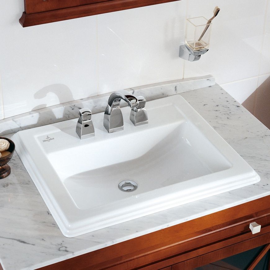 Умивальник підвісний Villeroy & Boch Hommage 710263R1, 63x52,5, білий 26798 фото | La Dushe | Салон меблів і сантехнікаи Ля Душе | Портал для професіоналів | Дизайн інтер'єрів | Персональний сервіс| Професійна консульація | Дизайн проект | Імпорт з Єверопи