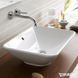 Умивальник на стільницю Duravit Bacino 0334520000, 55х42 800005950 фото 2 | La Dushe | Салон меблів і сантехнікаи Ля Душе | Портал для професіоналів | Дизайн інтер'єрів | Персональний сервіс| Професійна консульація | Дизайн проект | Імпорт з Єверопи