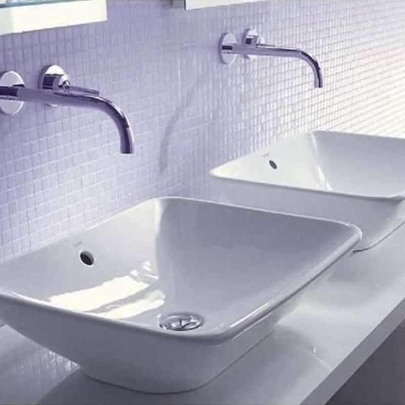 Умивальник на стільницю Duravit Bacino 0334520000, 55х42 800005950 фото | La Dushe | Салон меблів і сантехнікаи Ля Душе | Портал для професіоналів | Дизайн інтер'єрів | Персональний сервіс| Професійна консульація | Дизайн проект | Імпорт з Єверопи