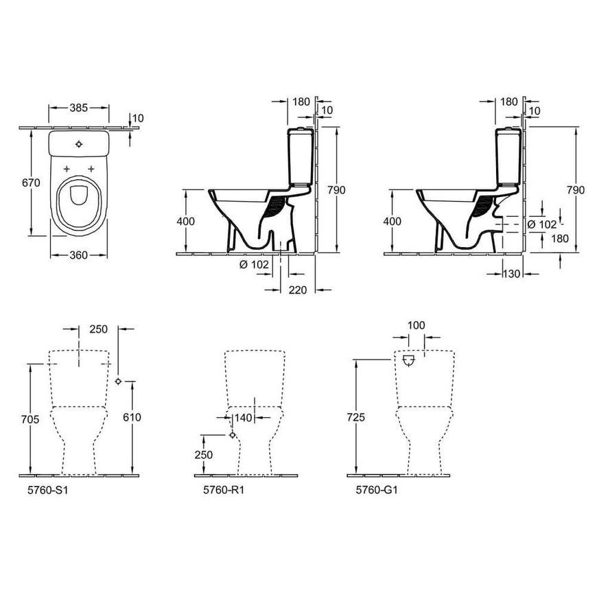 Унітаз підлоговий Villeroy & Boch O.Novo 5661T301 54975 фото | La Dushe | Салон меблів і сантехнікаи Ля Душе | Портал для професіоналів | Дизайн інтер'єрів | Персональний сервіс| Професійна консульація | Дизайн проект | Імпорт з Єверопи