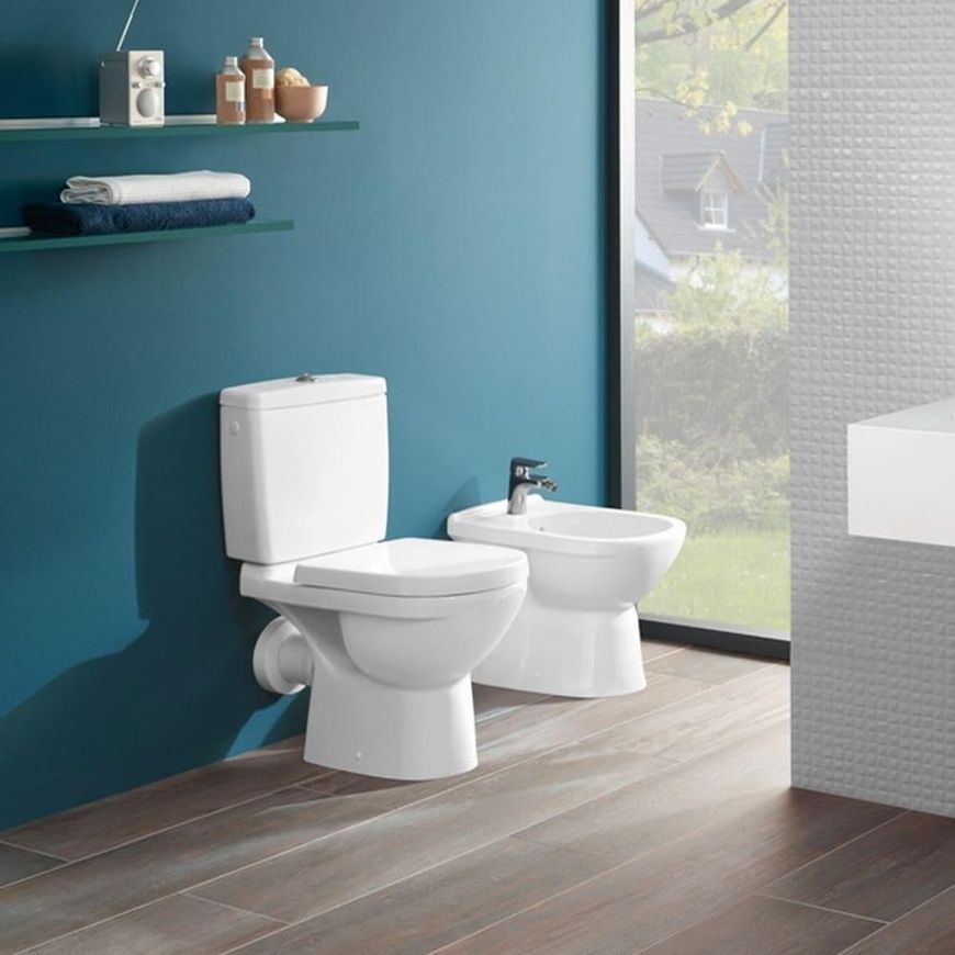 Унітаз підлоговий Villeroy & Boch O.Novo 5661T301 54975 фото | La Dushe | Салон меблів і сантехнікаи Ля Душе | Портал для професіоналів | Дизайн інтер'єрів | Персональний сервіс| Професійна консульація | Дизайн проект | Імпорт з Єверопи