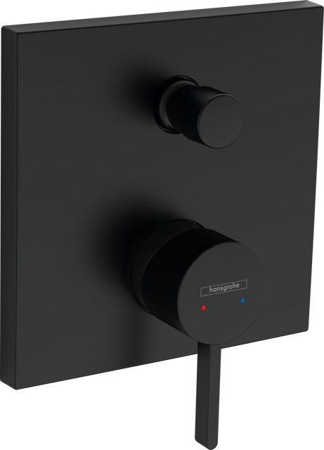 Змішувач для душу прихованого монтажу Hansgrohe Finoris 76416670, чорний матовий 83437 фото | La Dushe | Салон меблів і сантехнікаи Ля Душе | Портал для професіоналів | Дизайн інтер'єрів | Персональний сервіс| Професійна консульація | Дизайн проект | Імпорт з Єверопи