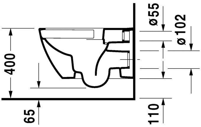 Унітаз безободковий Duravit Happy D.2 2222098900, Rimless, чорний матовий 800006051 фото | La Dushe | Салон меблів і сантехнікаи Ля Душе | Портал для професіоналів | Дизайн інтер'єрів | Персональний сервіс| Професійна консульація | Дизайн проект | Імпорт з Єверопи
